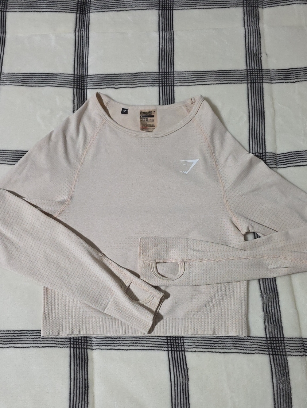 Gymshark Women's Seamless Long Sleeve Crop Top - Pale Pink
